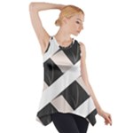 A Minimalist Pattern With Simple Lines And Shapes, Creating A Clean And Modern Aesthetic 07 Side Drop Tank Tunic