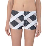 A Minimalist Pattern With Simple Lines And Shapes, Creating A Clean And Modern Aesthetic 07 Reversible Boyleg Bikini Bottoms