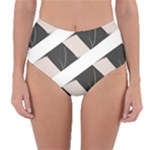 A Minimalist Pattern With Simple Lines And Shapes, Creating A Clean And Modern Aesthetic 07 Reversible High-Waist Bikini Bottoms