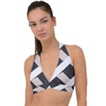 A Minimalist Pattern With Simple Lines And Shapes, Creating A Clean And Modern Aesthetic 07 Halter Plunge Bikini Top