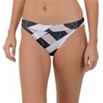 A Minimalist Pattern With Simple Lines And Shapes, Creating A Clean And Modern Aesthetic 07 Band Bikini Bottoms