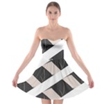 A Minimalist Pattern With Simple Lines And Shapes, Creating A Clean And Modern Aesthetic 07 Strapless Bra Top Dress