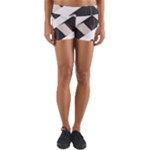 A Minimalist Pattern With Simple Lines And Shapes, Creating A Clean And Modern Aesthetic 07 Yoga Shorts