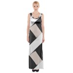 A Minimalist Pattern With Simple Lines And Shapes, Creating A Clean And Modern Aesthetic 07 Thigh Split Maxi Dress