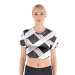 A Minimalist Pattern With Simple Lines And Shapes, Creating A Clean And Modern Aesthetic 07 Cotton Crop Top