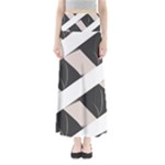 A Minimalist Pattern With Simple Lines And Shapes, Creating A Clean And Modern Aesthetic 07 Full Length Maxi Skirt