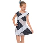 A Minimalist Pattern With Simple Lines And Shapes, Creating A Clean And Modern Aesthetic 07 Kids  Cap Sleeve Dress