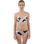 A Minimalist Pattern With Simple Lines And Shapes, Creating A Clean And Modern Aesthetic 07 Wrap Around Bikini Set