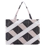 A Minimalist Pattern With Simple Lines And Shapes, Creating A Clean And Modern Aesthetic 07 Zipper Medium Tote Bag