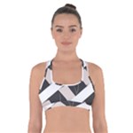 A Minimalist Pattern With Simple Lines And Shapes, Creating A Clean And Modern Aesthetic 07 Cross Back Sports Bra