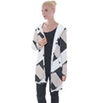 A Minimalist Pattern With Simple Lines And Shapes, Creating A Clean And Modern Aesthetic 07 Longline Hooded Cardigan