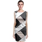 A Minimalist Pattern With Simple Lines And Shapes, Creating A Clean And Modern Aesthetic 07 Sleeveless Velvet Midi Dress