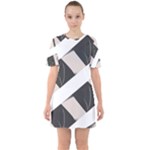 A Minimalist Pattern With Simple Lines And Shapes, Creating A Clean And Modern Aesthetic 07 Sixties Short Sleeve Mini Dress