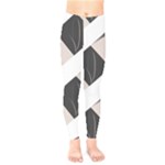 A Minimalist Pattern With Simple Lines And Shapes, Creating A Clean And Modern Aesthetic 07 Kids  Leggings