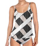 A Minimalist Pattern With Simple Lines And Shapes, Creating A Clean And Modern Aesthetic 07 Tankini Set