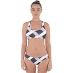 A Minimalist Pattern With Simple Lines And Shapes, Creating A Clean And Modern Aesthetic 07 Cross Back Hipster Bikini Set