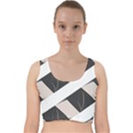 A Minimalist Pattern With Simple Lines And Shapes, Creating A Clean And Modern Aesthetic 07 Velvet Racer Back Crop Top