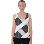 A Minimalist Pattern With Simple Lines And Shapes, Creating A Clean And Modern Aesthetic 07 Velvet Tank Top