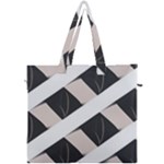 A Minimalist Pattern With Simple Lines And Shapes, Creating A Clean And Modern Aesthetic 07 Canvas Travel Bag