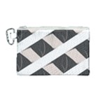 A Minimalist Pattern With Simple Lines And Shapes, Creating A Clean And Modern Aesthetic 07 Canvas Cosmetic Bag (Medium)