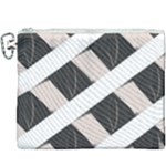 A Minimalist Pattern With Simple Lines And Shapes, Creating A Clean And Modern Aesthetic 07 Canvas Cosmetic Bag (XXXL)