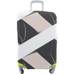 A Minimalist Pattern With Simple Lines And Shapes, Creating A Clean And Modern Aesthetic 07 Luggage Cover (Large) from ArtsNow.com