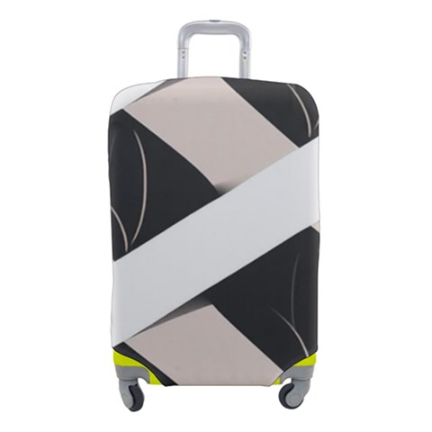 A Minimalist Pattern With Simple Lines And Shapes, Creating A Clean And Modern Aesthetic 07 Luggage Cover (Small) from ArtsNow.com