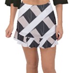 A Minimalist Pattern With Simple Lines And Shapes, Creating A Clean And Modern Aesthetic 07 Fishtail Mini Chiffon Skirt