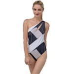 A Minimalist Pattern With Simple Lines And Shapes, Creating A Clean And Modern Aesthetic 07 To One Side Swimsuit