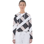 A Minimalist Pattern With Simple Lines And Shapes, Creating A Clean And Modern Aesthetic 07 Women s Slouchy Sweat