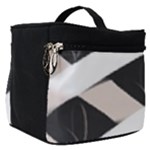 A Minimalist Pattern With Simple Lines And Shapes, Creating A Clean And Modern Aesthetic 07 Make Up Travel Bag (Small)