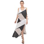 A Minimalist Pattern With Simple Lines And Shapes, Creating A Clean And Modern Aesthetic 07 Maxi Chiffon Cover Up Dress