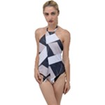 A Minimalist Pattern With Simple Lines And Shapes, Creating A Clean And Modern Aesthetic 07 Go with the Flow One Piece Swimsuit