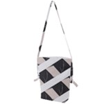 A Minimalist Pattern With Simple Lines And Shapes, Creating A Clean And Modern Aesthetic 07 Folding Shoulder Bag