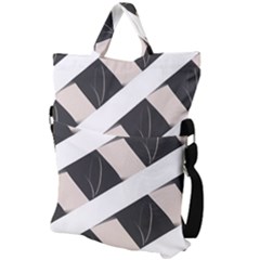 Fold Over Handle Tote Bag 