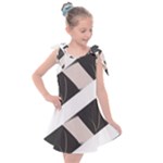 A Minimalist Pattern With Simple Lines And Shapes, Creating A Clean And Modern Aesthetic 07 Kids  Tie Up Tunic Dress