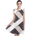 A Minimalist Pattern With Simple Lines And Shapes, Creating A Clean And Modern Aesthetic 07 Tie Up Tunic Dress