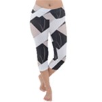 A Minimalist Pattern With Simple Lines And Shapes, Creating A Clean And Modern Aesthetic 07 Lightweight Velour Capri Yoga Leggings