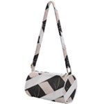 A Minimalist Pattern With Simple Lines And Shapes, Creating A Clean And Modern Aesthetic 07 Mini Cylinder Bag