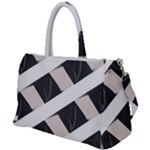 A Minimalist Pattern With Simple Lines And Shapes, Creating A Clean And Modern Aesthetic 07 Duffel Travel Bag