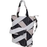 A Minimalist Pattern With Simple Lines And Shapes, Creating A Clean And Modern Aesthetic 07 Shoulder Tote Bag