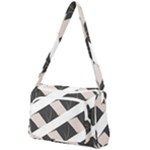 A Minimalist Pattern With Simple Lines And Shapes, Creating A Clean And Modern Aesthetic 07 Front Pocket Crossbody Bag