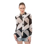 A Minimalist Pattern With Simple Lines And Shapes, Creating A Clean And Modern Aesthetic 07 Long Sleeve Chiffon Shirt