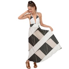 Backless Maxi Beach Dress 