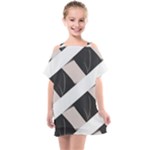 A Minimalist Pattern With Simple Lines And Shapes, Creating A Clean And Modern Aesthetic 07 Kids  One Piece Chiffon Dress