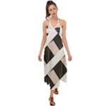 A Minimalist Pattern With Simple Lines And Shapes, Creating A Clean And Modern Aesthetic 07 Halter Tie Back Dress 