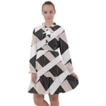 A Minimalist Pattern With Simple Lines And Shapes, Creating A Clean And Modern Aesthetic 07 All Frills Dress