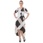 A Minimalist Pattern With Simple Lines And Shapes, Creating A Clean And Modern Aesthetic 07 Front Wrap High Low Dress