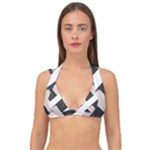 A Minimalist Pattern With Simple Lines And Shapes, Creating A Clean And Modern Aesthetic 07 Double Strap Halter Bikini Top