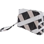 A Minimalist Pattern With Simple Lines And Shapes, Creating A Clean And Modern Aesthetic 07 Wristlet Pouch Bag (Small)